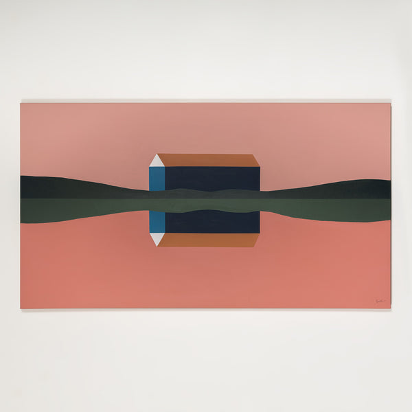 CHARLES PACHTER "DAWN BARN" PAINTING, 2020