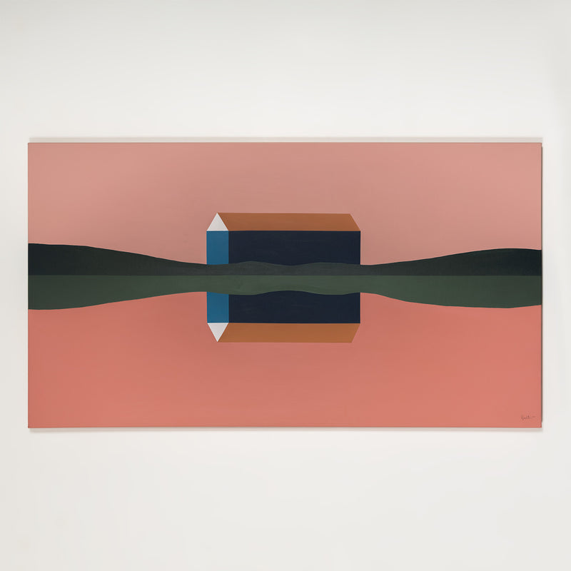 CHARLES PACHTER "DAWN BARN" PAINTING, 2020