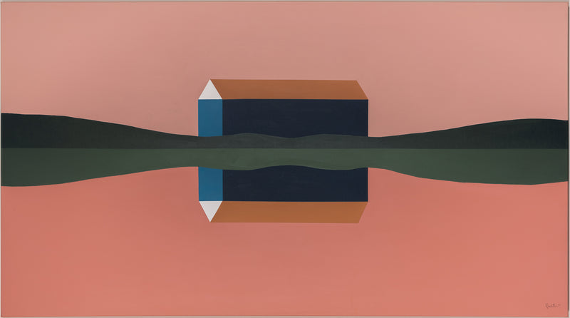 CHARLES PACHTER "DAWN BARN" PAINTING, 2020