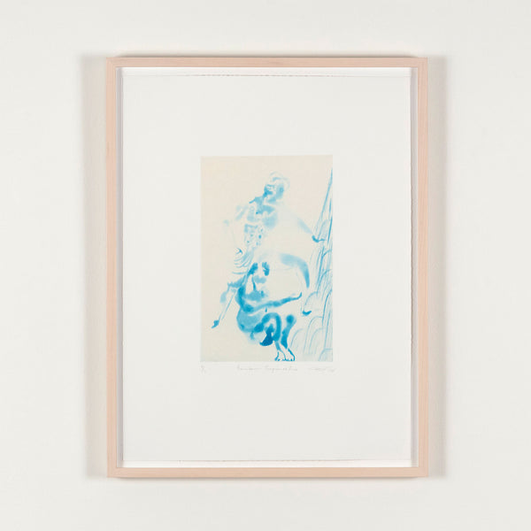 Chris Ofili "Turquoise Duo" Aquatint, 2008