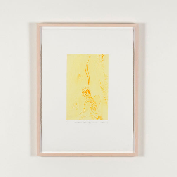 Chris Ofili "Yellow Daydreamer" Aquatint, 2008