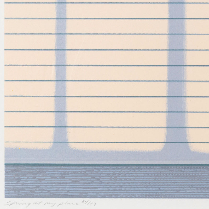Christopher Pratt "Spring at My Place" Screenprint, 1985