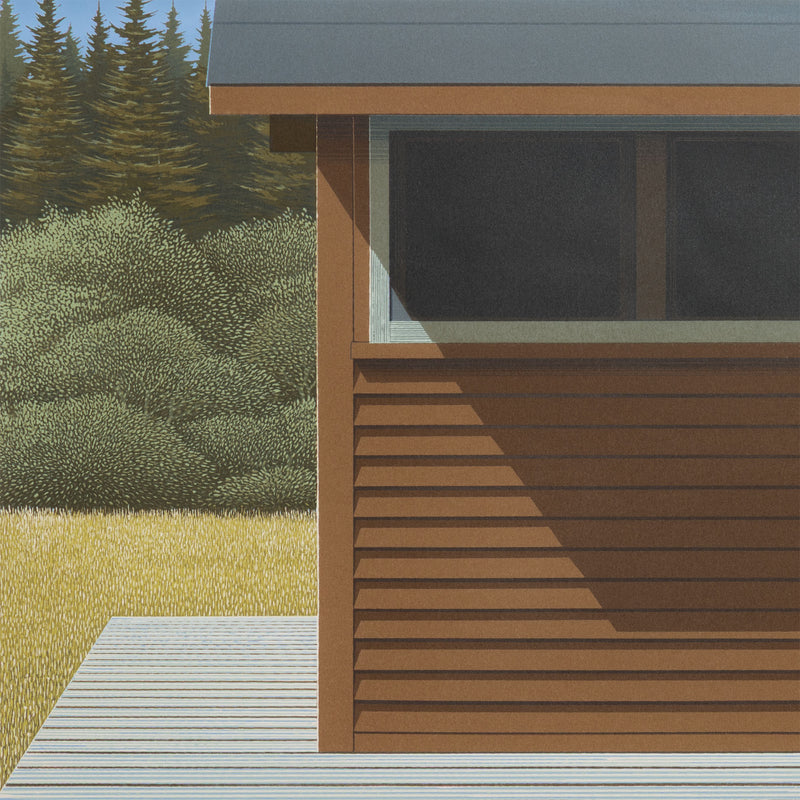 christopher pratt summer in the south east limited edition print 1987 Mary Pratt canadian artists collect pratt buy pratt sell pratt cottage country artwork summer cabin affordable pratt prints