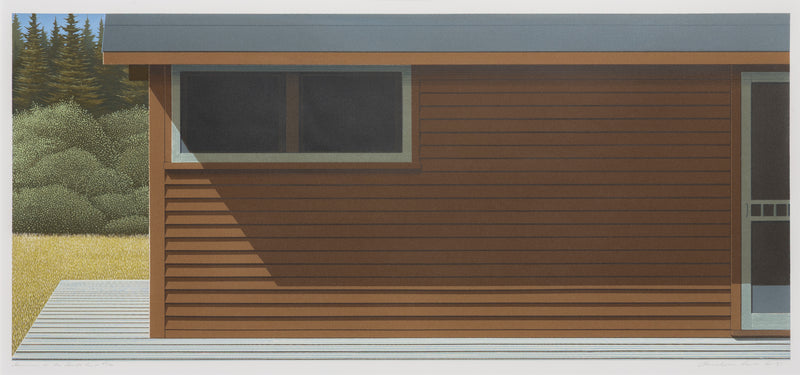 christopher pratt summer in the south east limited edition print 1987 Mary Pratt canadian artists collect pratt buy pratt sell pratt cottage country artwork summer cabin affordable pratt prints highres high-res high-resolution framed