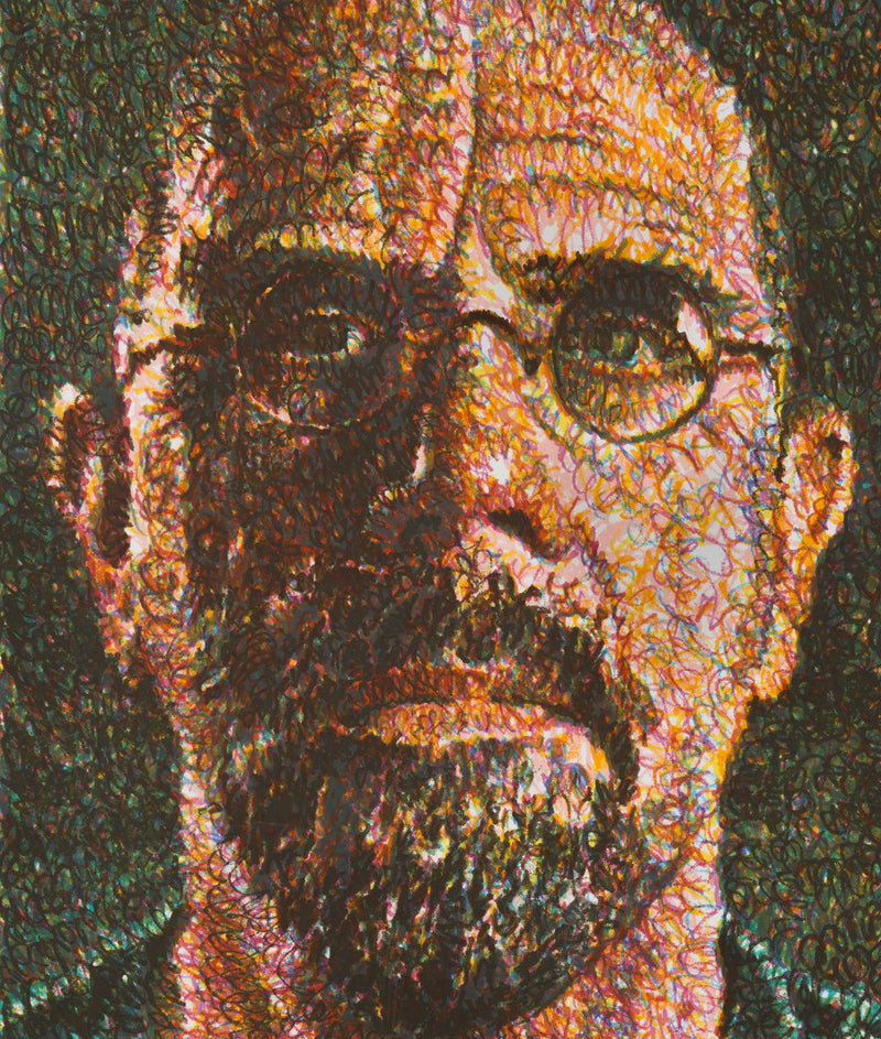 chuck close self-portrait lincoln center 2007 limited edition print edition lithograph and screenprint work on paper collect chuck close american artist buy chuck close artwork sell chuck close artwork 