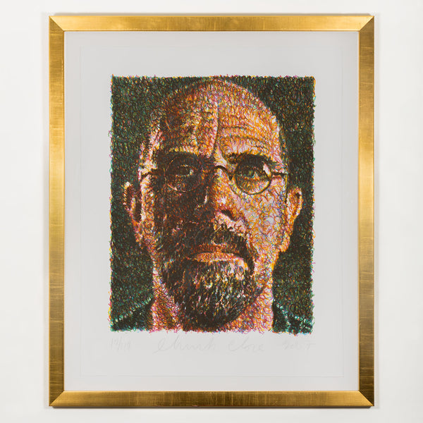 chuck close self-portrait lincoln center 2007 limited edition print edition lithograph and screenprint work on paper collect chuck close american artist buy chuck close artwork sell chuck close artwork 