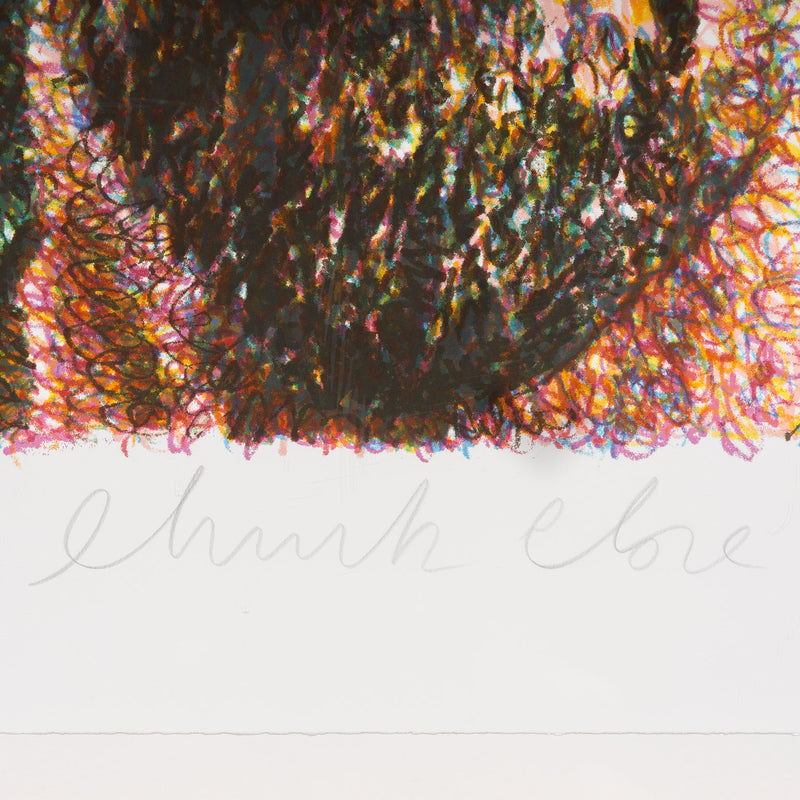chuck close self-portrait lincoln center 2007 limited edition print edition lithograph and screenprint work on paper collect chuck close american artist buy chuck close artwork sell chuck close artwork 