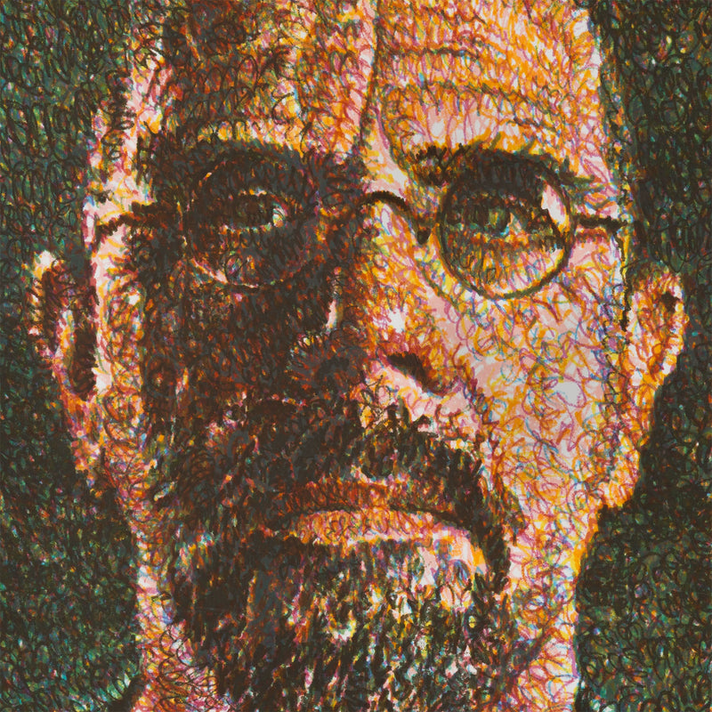 chuck close self-portrait lincoln center 2007 limited edition print edition lithograph and screenprint work on paper collect chuck close american artist buy chuck close artwork sell chuck close artwork 