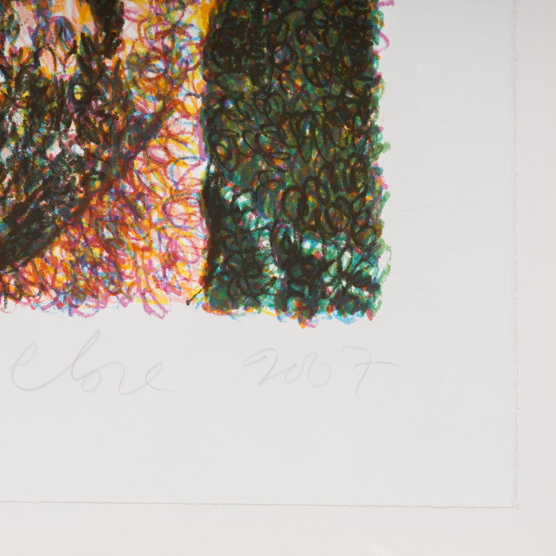 chuck close self-portrait lincoln center 2007 limited edition print edition lithograph and screenprint work on paper collect chuck close american artist buy chuck close artwork sell chuck close artwork 
