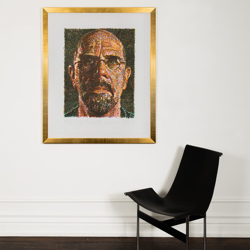chuck close self-portrait lincoln center 2007 limited edition print edition lithograph and screenprint work on paper collect chuck close american artist buy chuck close artwork sell chuck close artwork 
