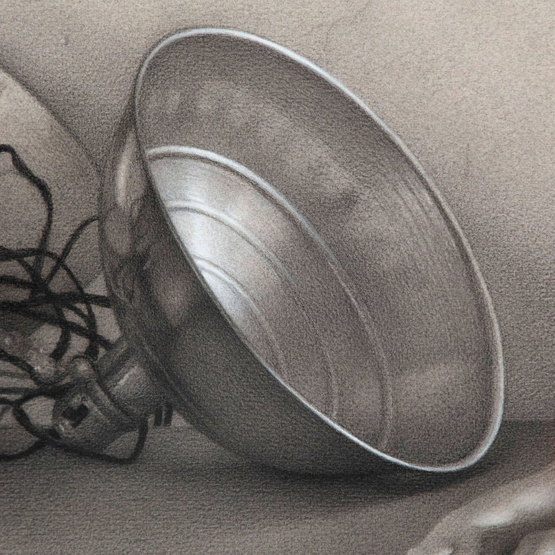 Claudio Bravo original pencil drawing, black and white. Completed in 1979. Available art for sale Caviar20 Art Gallery Toronto