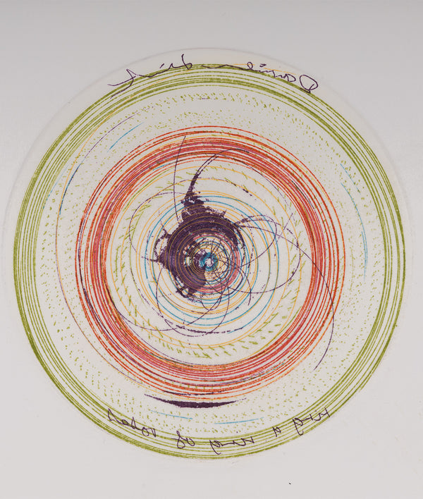 DAMIEN HIRST "RING-A-RING OF ROSES" ETCHING, 2002