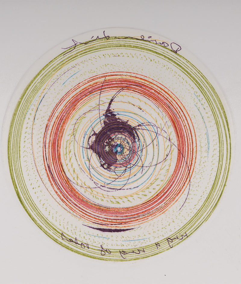 DAMIEN HIRST "RING-A-RING OF ROSES" ETCHING, 2002