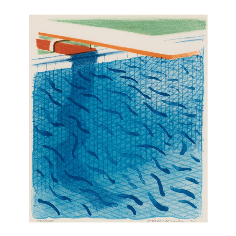 DAVID HOCKNEY "PAPER POOLS" 1980
