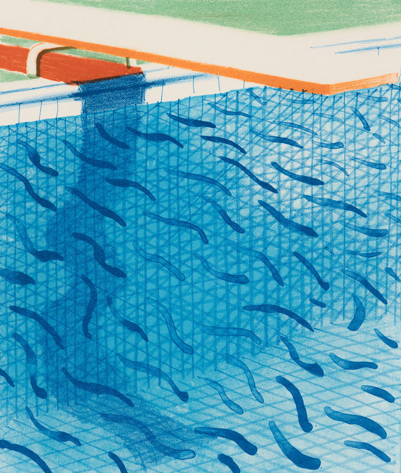 DAVID HOCKNEY "PAPER POOLS" 1980