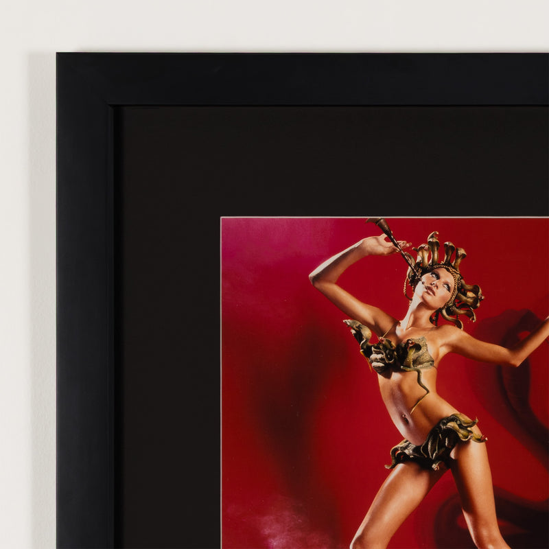 david lachapelle gisele as snake charmer bunchen celebrity photography pop art cobra snake shadow surreal photography 2000 red snake image photo picture iconic american photographer iconic supermodel gisele photography 