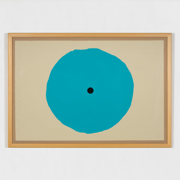 DONALD SULTAN "AQUA TRUMPET" SCREENPRINT, 2011