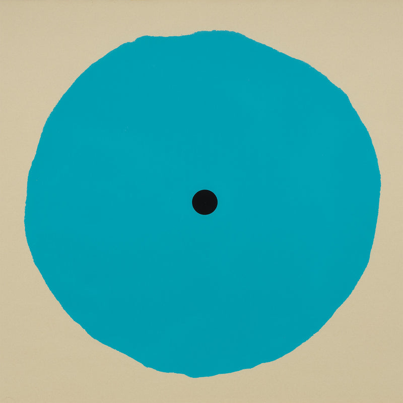 DONALD SULTAN "AQUA TRUMPET" SCREENPRINT, 2011