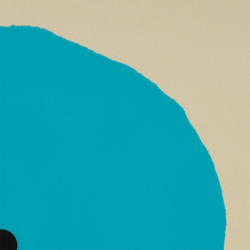 DONALD SULTAN "AQUA TRUMPET" SCREENPRINT, 2011