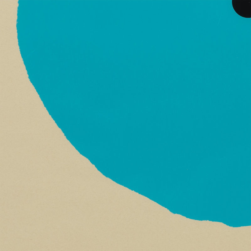 DONALD SULTAN "AQUA TRUMPET" SCREENPRINT, 2011