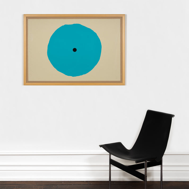 DONALD SULTAN "AQUA TRUMPET" SCREENPRINT, 2011
