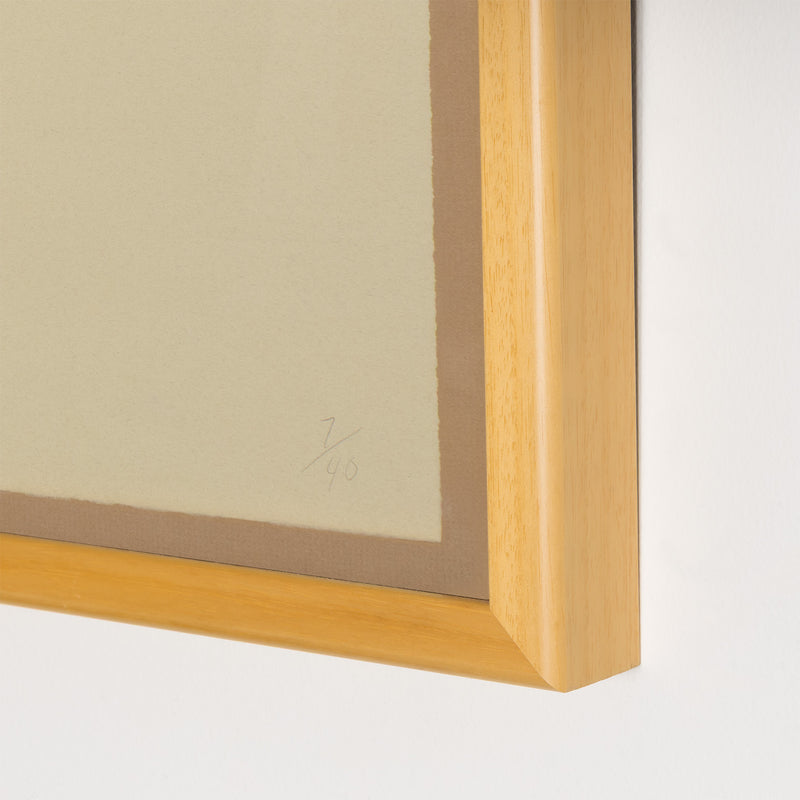 DONALD SULTAN "AQUA TRUMPET" SCREENPRINT, 2011