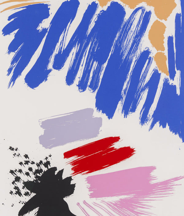 FRIEDEL DZUBAS "NIGHT STAR" SCREENPRINT, 1984