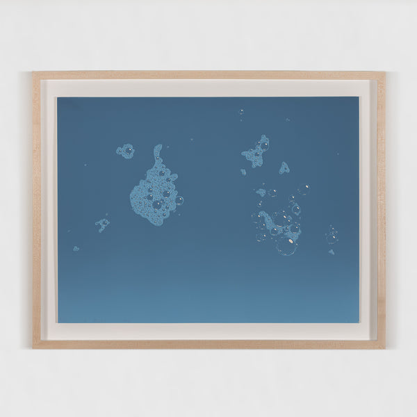 ED RUSCHA "BLUE SUDS" SCREENPRINT, 1971