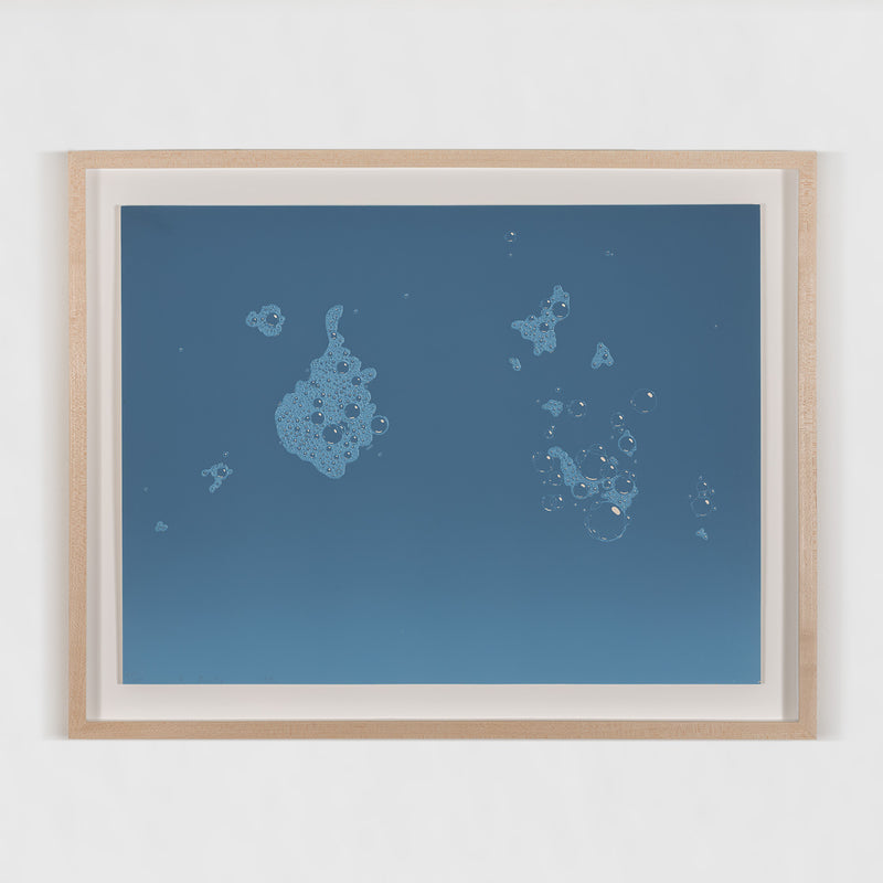 ED RUSCHA "BLUE SUDS" SCREENPRINT, 1971