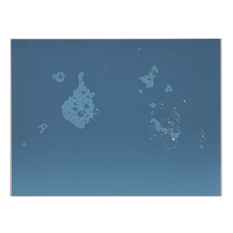 ED RUSCHA "BLUE SUDS" SCREENPRINT, 1971