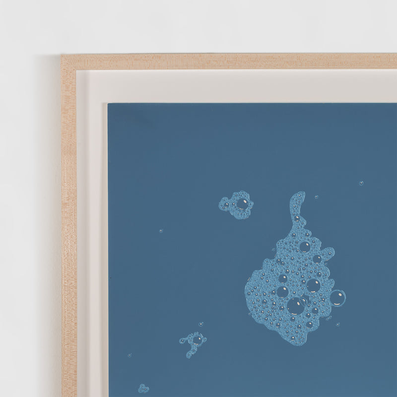 ED RUSCHA "BLUE SUDS" SCREENPRINT, 1971