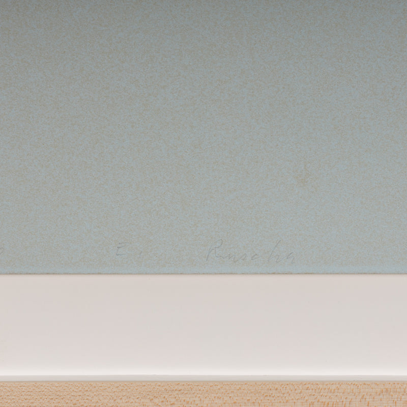 ED RUSCHA "GREY SUDS" SCREENPRINT, 1971