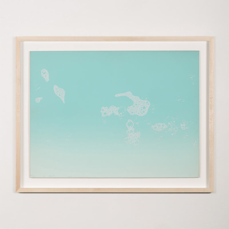 ED RUSCHA "GREEN SUDS" SCREENPRINT, 1971