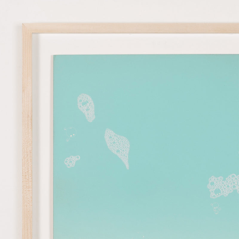 ed rusha green suds suds series turquoise suds screenprint silkscreen serigraph limited edition 1971 printmaking pop art california los angeles 1970s iconic american artist 