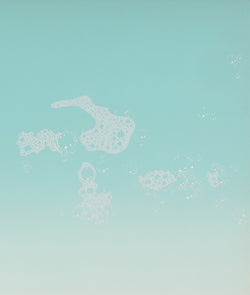 ed rusha green suds suds series turquoise suds screenprint silkscreen serigraph limited edition 1971 printmaking pop art california los angeles 1970s iconic american artist 