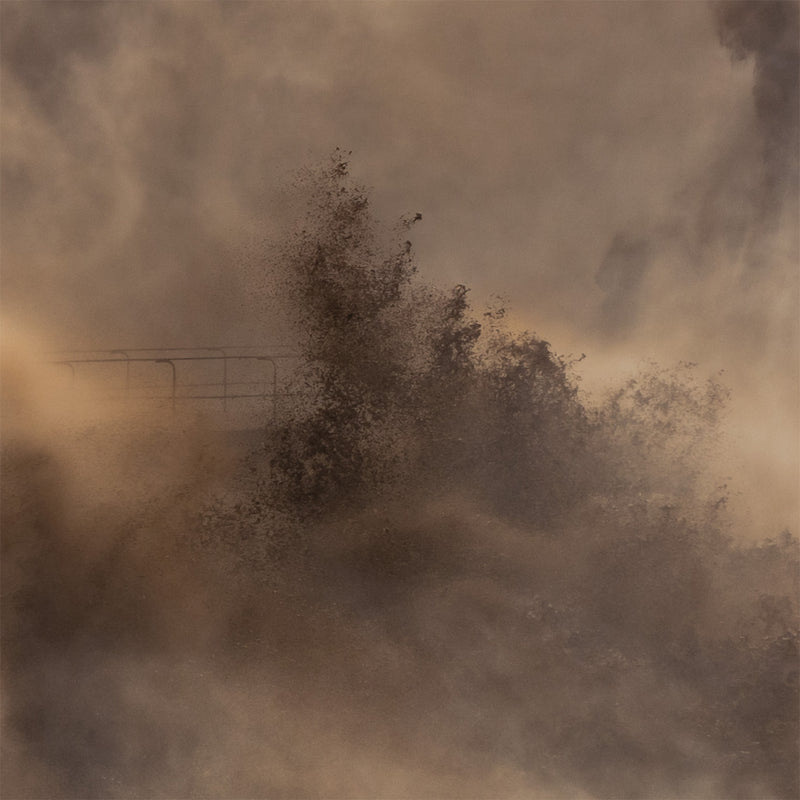 Edward Burtynsky Xiaolangdi Dam #2, Yellow River, Henan Province, China, 2011 photograph limited edition water project chinese photos documentation otherworldly mist spray stunning canadian photographer canadian artist collect edward burtynsky sell edward burtynsky buy edward burtynsky