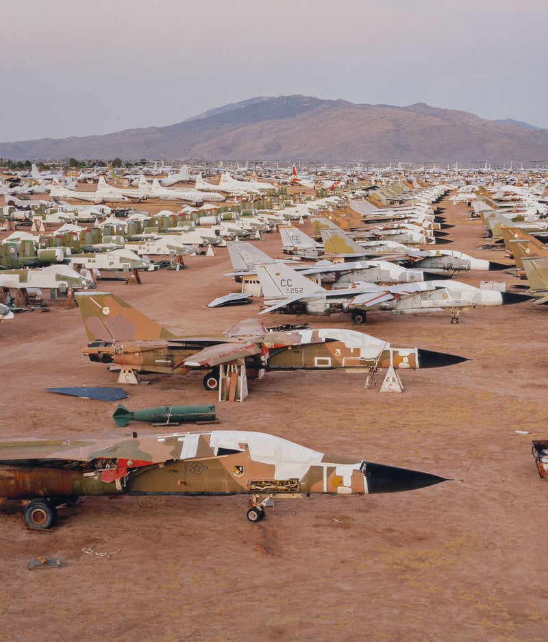 Edward Burtynsky AMARC #3 Davis-Monthan AFB Tucson Arizona 2006 6/9 edition of 9 photograph 39 Megapixel Digital Capture 2006 Digital Chromogenic Colour Print 39x49 inches military US Military ARMY American Military Air force scrapyard global warming climate change contemporary artist contemporary photography 
