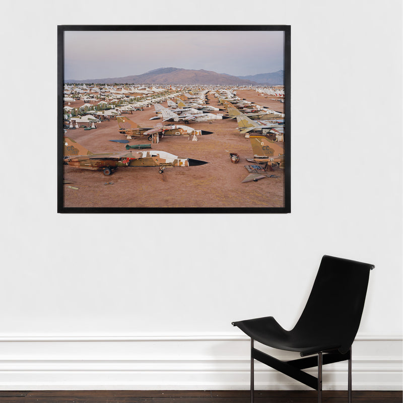 Edward Burtynsky AMARC #3 Davis-Monthan AFB Tucson Arizona 2006 6/9 edition of 9 photograph 39 Megapixel Digital Capture 2006 Digital Chromogenic Colour Print 39x49 inches military US Military ARMY American Military Air force scrapyard global warming climate change contemporary artist contemporary photography large burtynsky