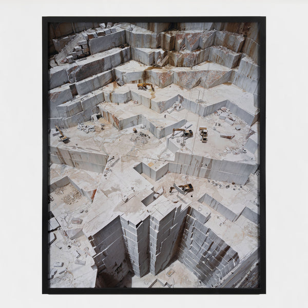 Edward Burtynsky Iberia Quarries #3 large size photograph portugal contemporary photography marble quarry topographic photography documentary travel photography collect buy sell burtynsky photography artwork contemporary climate change global warming