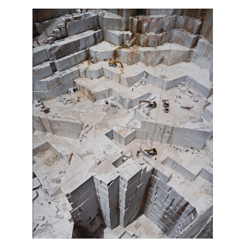 Edward Burtynsky Iberia Quarries #3 large size photograph portugal contemporary photography marble quarry topographic photography documentary travel photography collect buy sell burtynsky photography artwork contemporary climate change global warming