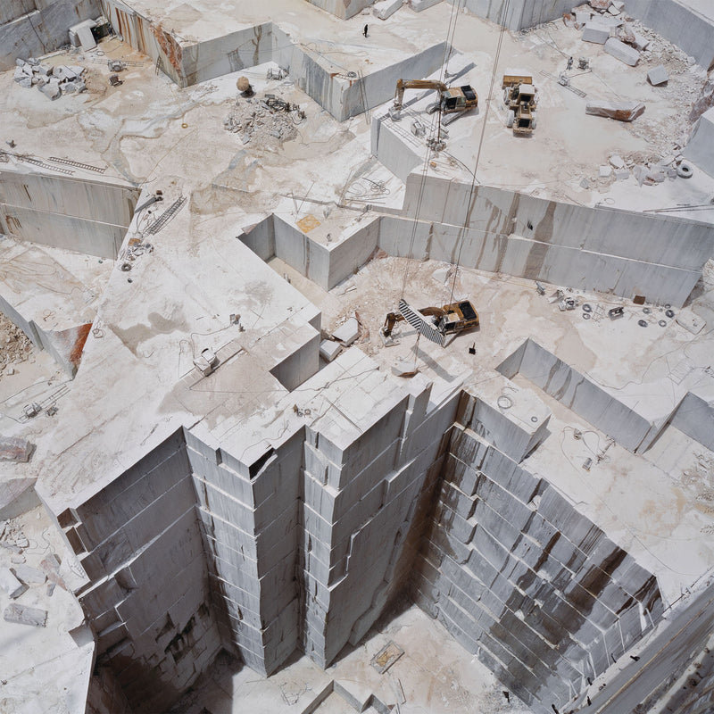 Edward Burtynsky Iberia Quarries #3 large size photograph portugal contemporary photography marble quarry topographic photography documentary travel photography collect buy sell burtynsky photography artwork contemporary climate change global warming