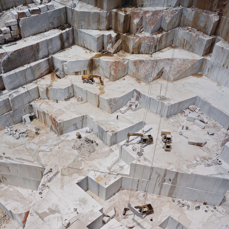 Edward Burtynsky Iberia Quarries #3 large size photograph portugal contemporary photography marble quarry topographic photography documentary travel photography collect buy sell burtynsky photography artwork contemporary climate change global warming
