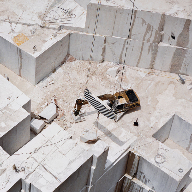 Edward Burtynsky Iberia Quarries #3 large size photograph portugal contemporary photography marble quarry topographic photography documentary travel photography collect buy sell burtynsky photography artwork contemporary climate change global warming
