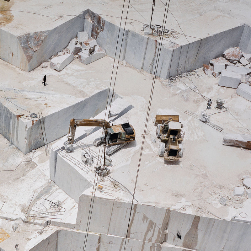 Edward Burtynsky Iberia Quarries #3 large size photograph portugal contemporary photography marble quarry topographic photography documentary travel photography collect buy sell burtynsky photography artwork contemporary climate change global warming