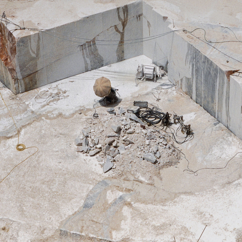 Edward Burtynsky Iberia Quarries #3 large size photograph portugal contemporary photography marble quarry topographic photography documentary travel photography collect buy sell burtynsky photography artwork contemporary climate change global warming