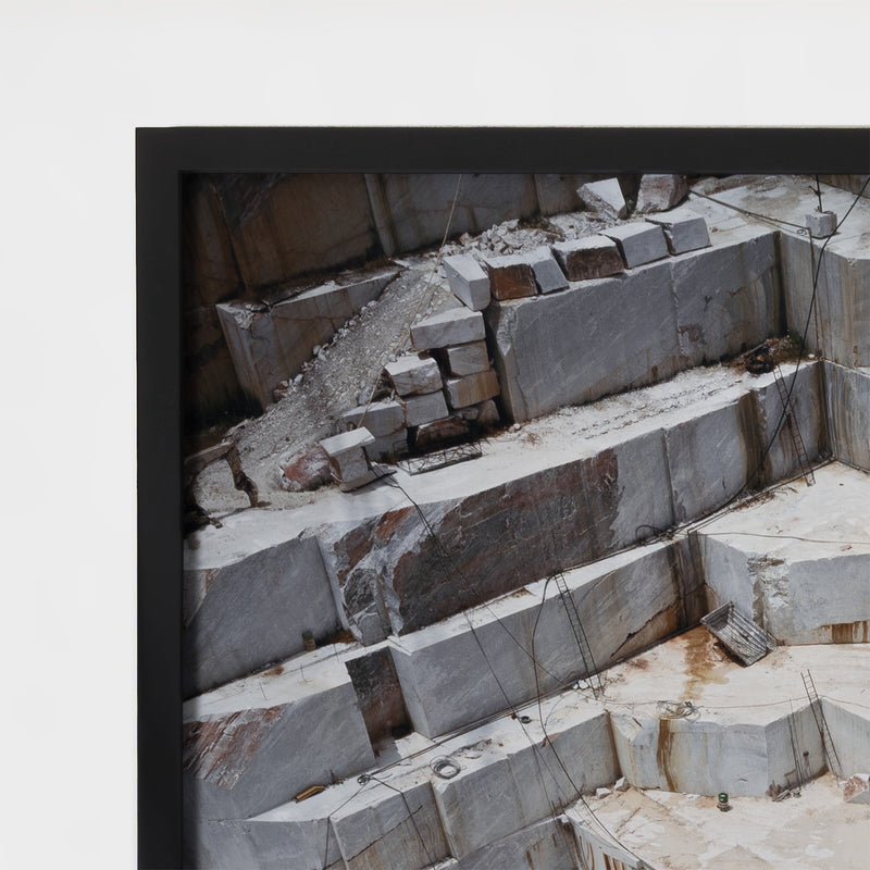 Edward Burtynsky Iberia Quarries #3 large size photograph portugal contemporary photography marble quarry topographic photography documentary travel photography collect buy sell burtynsky photography artwork contemporary climate change global warming