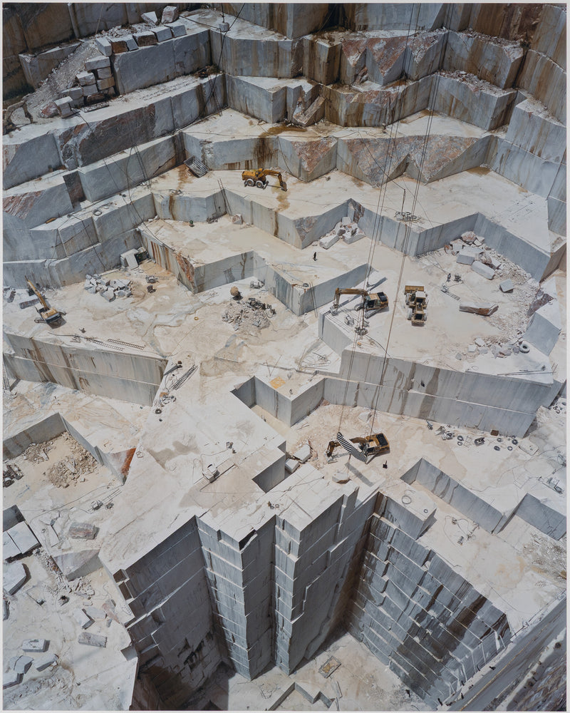 edward burtynsky iberia quarries 3 portugal marble iconic canadian artist photography limited edition collect buy sell edward burtynsky medium size print iconic imagery 2006 bencatel, portuagl Cprint 