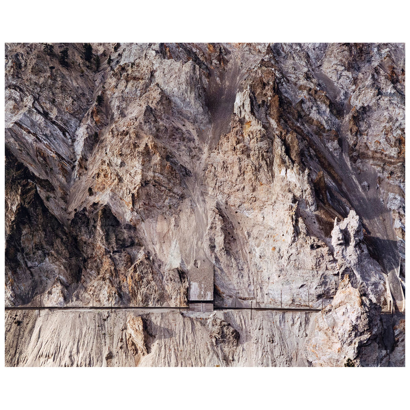 Edward Burtynsky "Railcuts #4 C.N. Track, Thompson River, British Columbia 1985" Canada, 1985. Digital chromogenic color print.