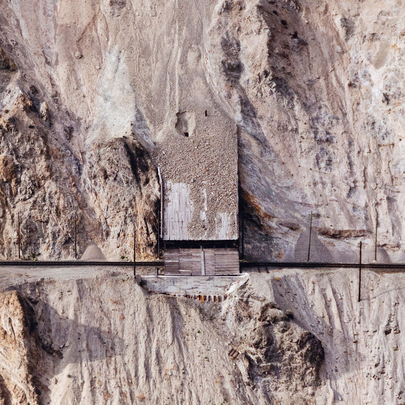 Edward Burtynsky "Railcuts #4 C.N. Track, Thompson River, British Columbia 1985" Canada, 1985. Digital chromogenic color print.