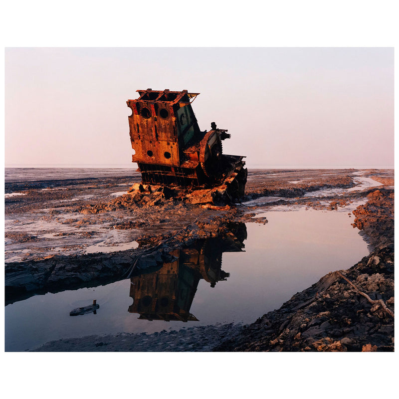 Toronto art gallery features iconic Canadian artist / photographer Edward Burtynsky. "Shipbreaking #33" showcases discarded ocean liners in Bagladesh. TThe striking and moody photograph in a distinctive palette are intriguing, disturbing, and curiously beautiful. 